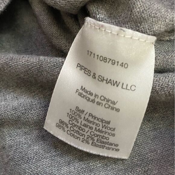 Veronica Beard Mixed Media Top Merino Wool Womens Size XS FLAWED - Picture 6 of 8